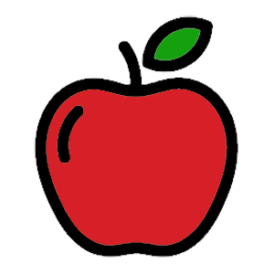 Get treatment with preventative therapies. Drawing of red apple
